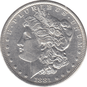1881 SILVER USA OREGON MORGAN DOLLAR - SILVER WORLD COINS - Cambridgeshire Coins