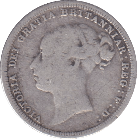 1881 SIXPENCE ( FAIR ) - SIXPENCE - Cambridgeshire Coins