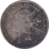 1881 SIXPENCE ( NF ) - SIXPENCE - Cambridgeshire Coins
