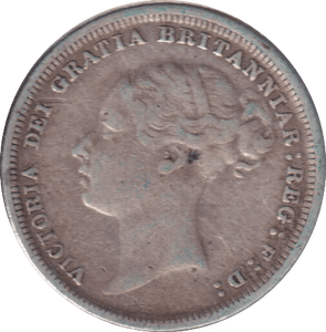 1881 SIXPENCE ( VF ) - SIXPENCE - Cambridgeshire Coins