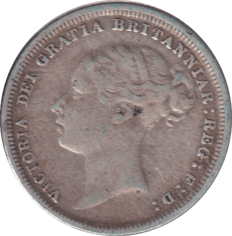 1881 SIXPENCE ( VF ) - SIXPENCE - Cambridgeshire Coins