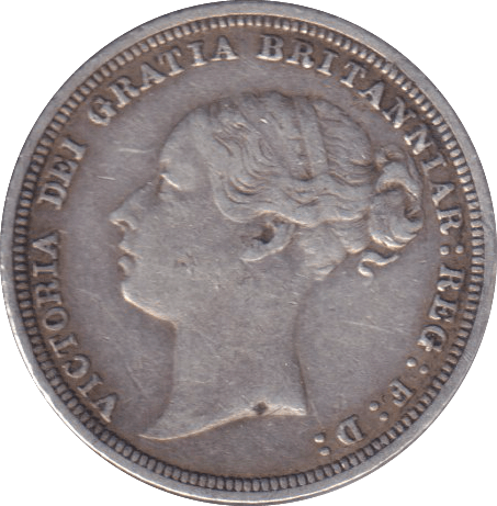 1881 SIXPENCE ( VF ) - SIXPENCE - Cambridgeshire Coins