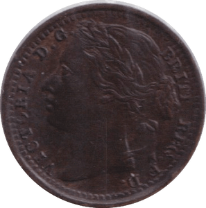1881 THIRD FARTHING ( EF ) - ONE THIRD FARTHING - Cambridgeshire Coins