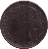 1881 THIRD FARTHING ( EF ) - ONE THIRD FARTHING - Cambridgeshire Coins