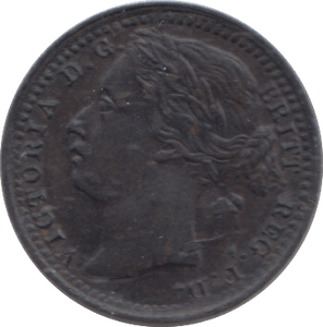 1881 THIRD FARTHING ( EF ) - ONE THIRD FARTHING - Cambridgeshire Coins