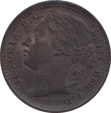 1881 THIRD FARTHING ( UNC ) - WORLD COINS - Cambridgeshire Coins