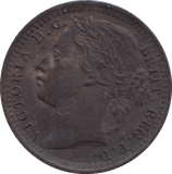 1881 THIRD FARTHING ( UNC ) - WORLD COINS - Cambridgeshire Coins