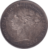 1881 THREEPENCE ( AUNC ) - Three Half Pence - Cambridgeshire Coins