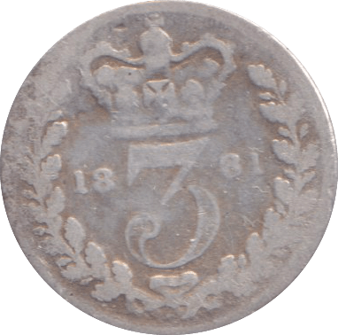 1881 THREEPENCE ( FAIR ) - THREEPENCE - Cambridgeshire Coins