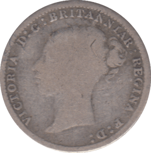 1881 THREEPENCE ( NF ) - THREEPENCE - Cambridgeshire Coins