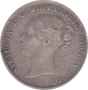 1881 THREEPENCE ( VF ) - THREEPENCE - Cambridgeshire Coins