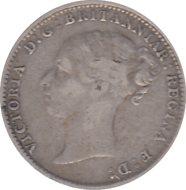 1881 THREEPENCE ( VF ) - THREEPENCE - Cambridgeshire Coins