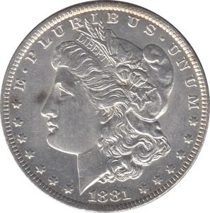 1881 USA MORGAN DOLLAR - WORLD COINS - Cambridgeshire Coins