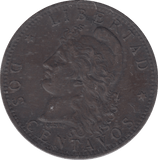 1882 2 CENTAVOS ARGENTINA - WORLD COINS - Cambridgeshire Coins
