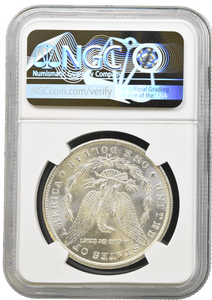 1882 CARSON CITY MORGAN DOLLAR NGC MS 62 - NGC SILVER COINS - Cambridgeshire Coins