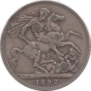 1882 CROWN ( FINE ) - CROWN - Cambridgeshire Coins