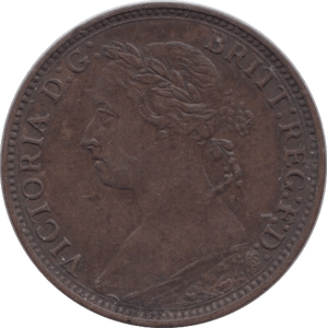 1882 FARTHING ( EF ) H - Farthing - Cambridgeshire Coins