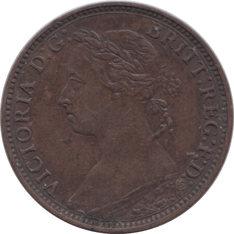 1882 FARTHING ( EF ) H - Farthing - Cambridgeshire Coins