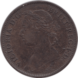 1882 FARTHING ( EF ) H - Farthing - Cambridgeshire Coins