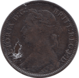 1882 FARTHING ( FINE ) H - Farthing - Cambridgeshire Coins