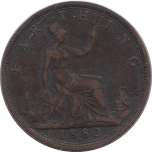 1882 FARTHING ( GF ) - Farthing - Cambridgeshire Coins