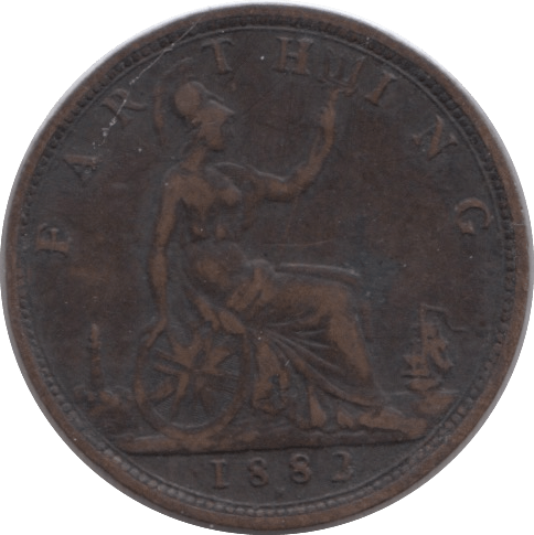 1882 FARTHING ( GF ) - Farthing - Cambridgeshire Coins