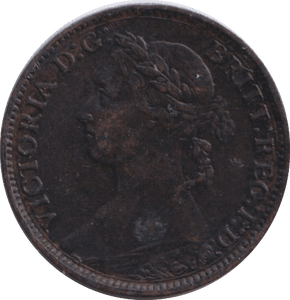 1882 FARTHING ( GVF ) - FARTHING - Cambridgeshire Coins