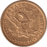 1882 GOLD FIVE DOLLARS USA - Gold World Coins - Cambridgeshire Coins