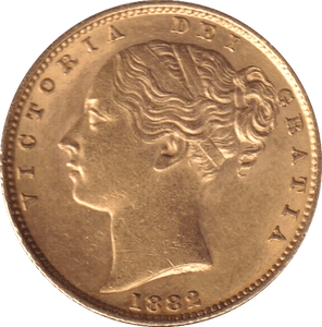 1882 GOLD SOVEREIGN ( AUNC ) SYDNEY MINT - SOVEREIGN - Cambridgeshire Coins