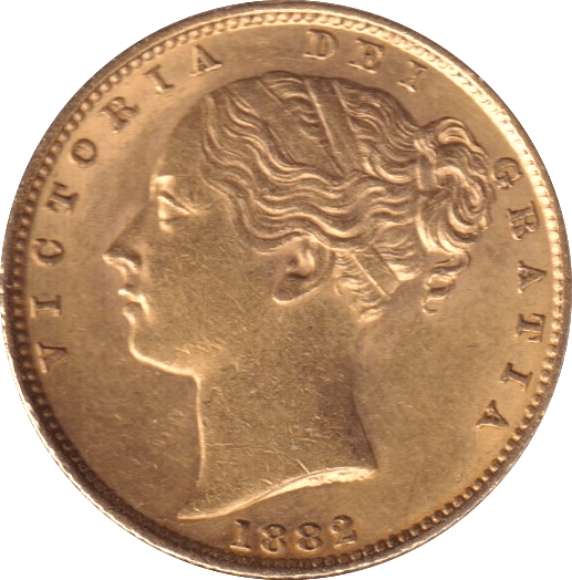 1882 GOLD SOVEREIGN ( AUNC ) SYDNEY MINT - SOVEREIGN - Cambridgeshire Coins