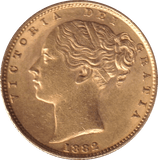 1882 GOLD SOVEREIGN ( AUNC ) SYDNEY MINT - SOVEREIGN - Cambridgeshire Coins