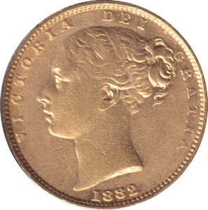 1882 GOLD SOVEREIGN ( GVF ) SYDNEY MINT - SOVEREIGN - Cambridgeshire Coins
