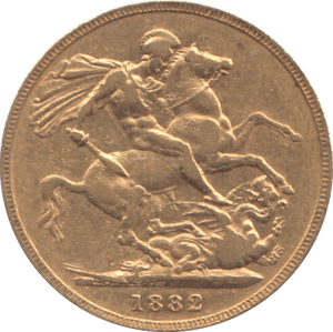 1882 GOLD SOVEREIGN ( VF ) MELBOURNE MINT - SOVEREIGN - Cambridgeshire Coins