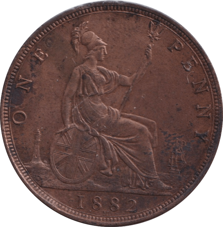 1882 H PENNY ( AUNC ) - PENNY - Cambridgeshire Coins