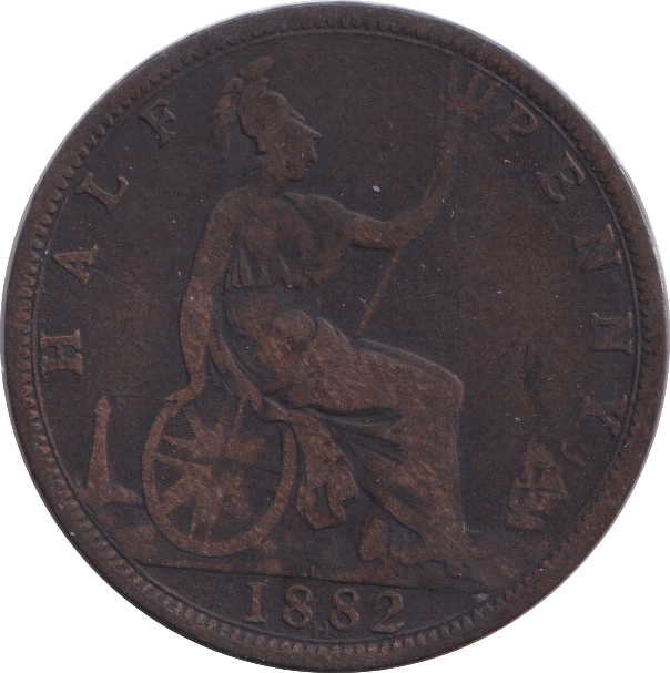1882 HALF PENNY ( GF ) - HALFPENNY - Cambridgeshire Coins