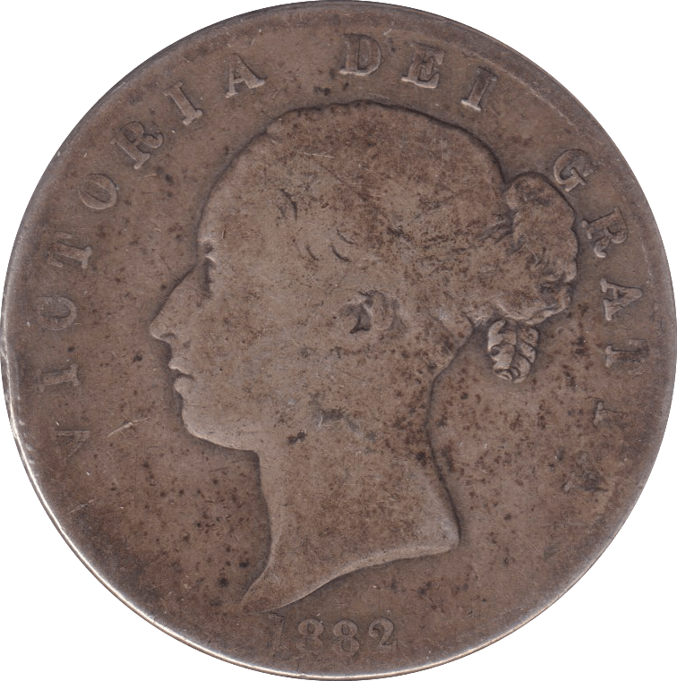 1882 HALFCROWN ( FAIR ) - Halfcrown - Cambridgeshire Coins