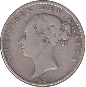 1882 HALFCROWN (FINE) - HALFCROWN - Cambridgeshire Coins