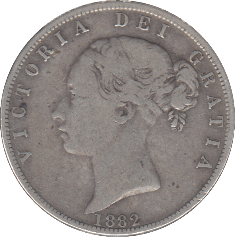1882 HALFCROWN ( GF ) - HALFCROWN - Cambridgeshire Coins