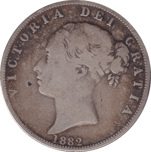 1882 HALFCROWN ( GF ) - HALFCROWN - Cambridgeshire Coins