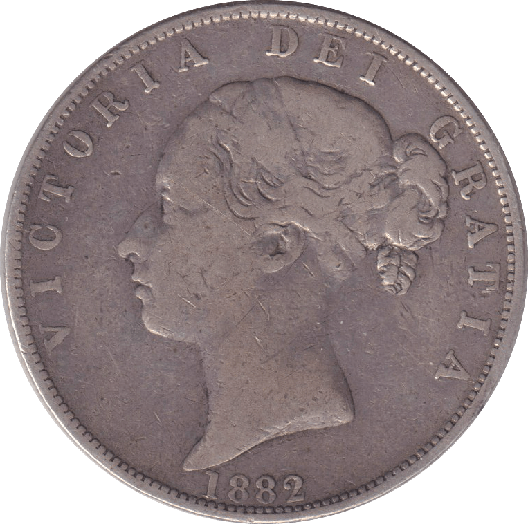 1882 HALFCROWN ( NF ) - HALFCROWN - Cambridgeshire Coins