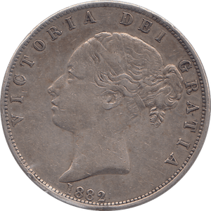 1882 HALFCROWN ( VF ) - HALFCROWN - Cambridgeshire Coins