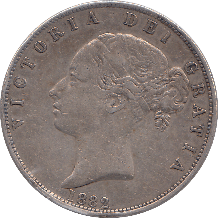 1882 HALFCROWN ( VF ) - HALFCROWN - Cambridgeshire Coins