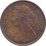 1882 HALFPENNY ( EF ) H - Halfpenny - Cambridgeshire Coins