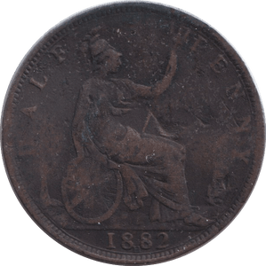 1882 HALFPENNY ( FAIR ) - HALFPENNY - Cambridgeshire Coins