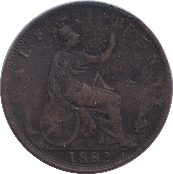 1882 HALFPENNY ( FAIR ) - HALFPENNY - Cambridgeshire Coins