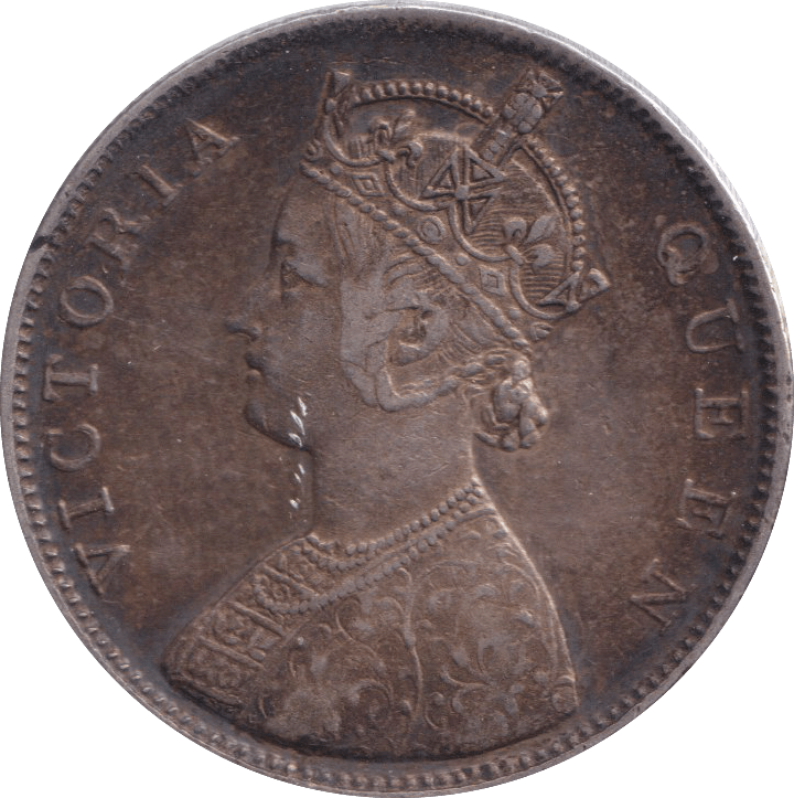 1882 INDIAN ONE RUPEE - WORLD COINS - Cambridgeshire Coins
