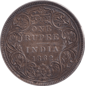 1882 INDIAN ONE RUPEE - WORLD COINS - Cambridgeshire Coins