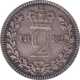 1882 MAUNDY TWOPENCE ( EF ) - MAUNDY TWOPENCE - Cambridgeshire Coins