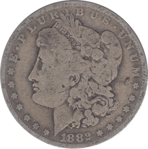 1882 MORGAN DOLLAR USA - WORLD COINS - Cambridgeshire Coins