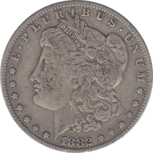 1882 MORGAN DOLLAR USA - WORLD COINS - Cambridgeshire Coins